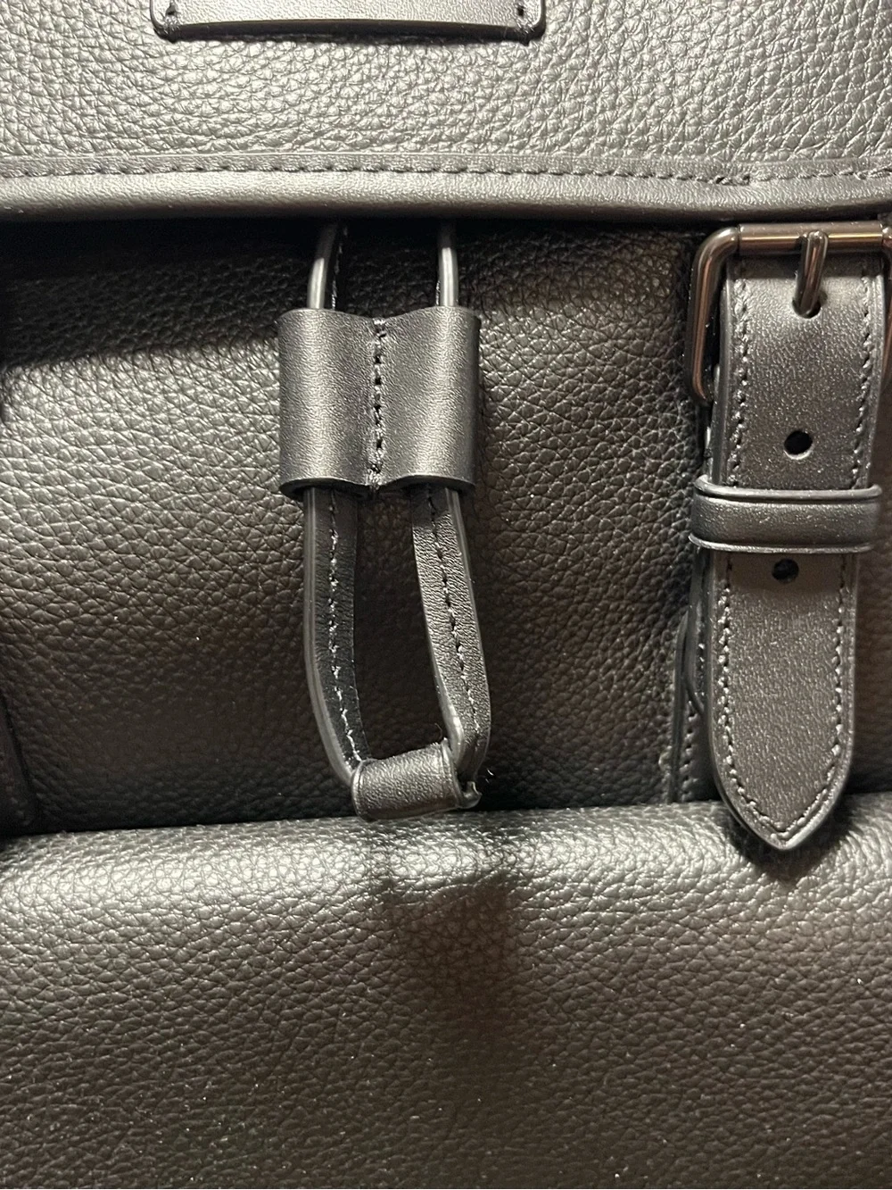 Coach pebbled leather